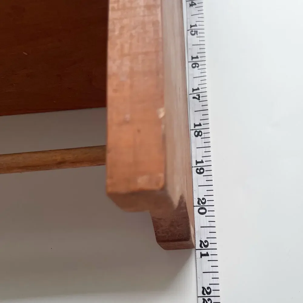 Vintage Wooden Heart Kitchen Display Shelf Cottagecore Country